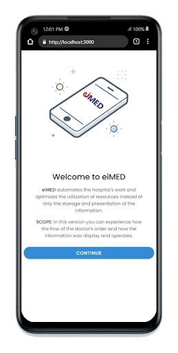 eiMED Doctors Portal Screen 2