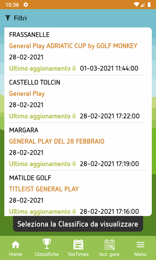 GesGolf Screen 2