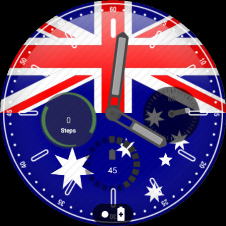 Australia Flag Watchface Screen 3