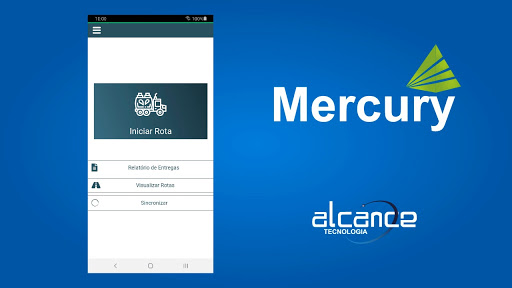 Android application Mercury - Coleta e Rastreament screenshort