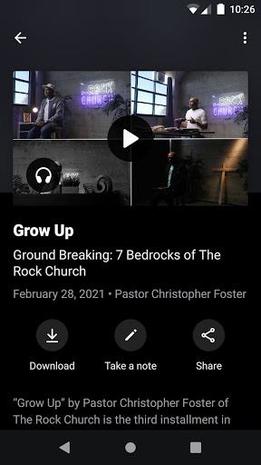 The Rock Church Bay Area Screen 3