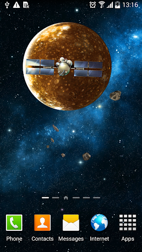 Space Live Wallpaper Screen 2