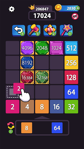2048 Merge Evolution Screen 3