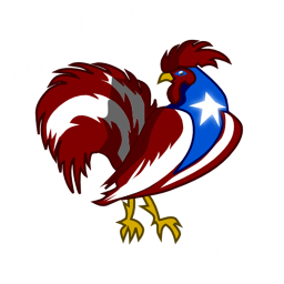 「Puerto Rico Rooster Clock」圖示圖片