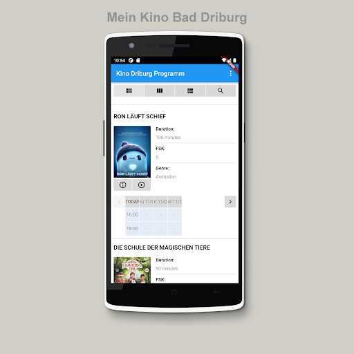 Android application Kino Bad Driburg screenshort