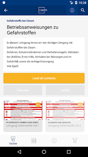 Android application Cteam Read & Learn screenshort