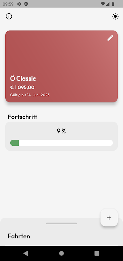 Android application KlimaTicket Tracker screenshort