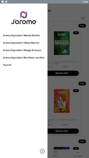 Android application Jarome screenshort