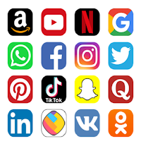 All social media and social network in one app