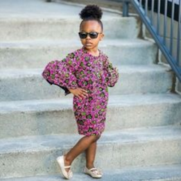 Kids kitenge dresses top
