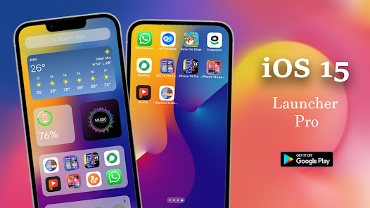 Imágen 2 iOS 15 Launcher Pro android