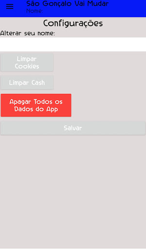 Android application São Gonçalo Vai Mudar screenshort