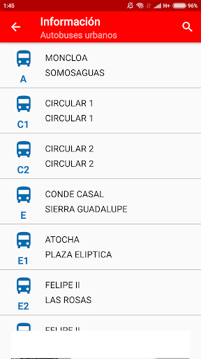 Bus Madrid Metro Cercanias ES Screen 2