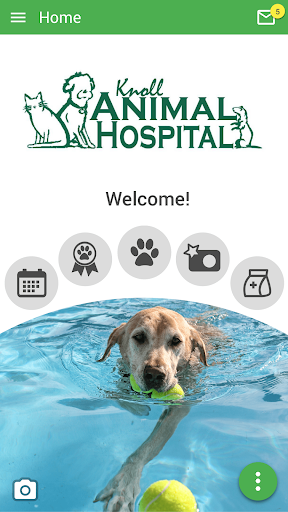 Android application Knoll Animal Hospital screenshort