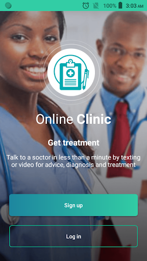 Android application Online Clinic screenshort
