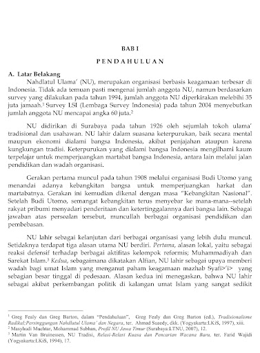 Nahdlatul Ulama Dan Geopolitik