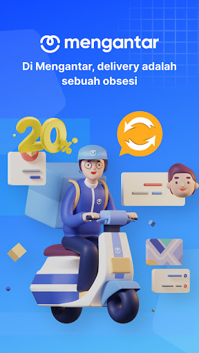 Android application Mengantar screenshort