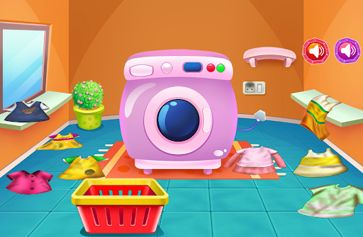 girls games cleaning house Screen 2