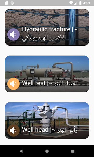 مصطلحات الهندسة النفطية Screen 3