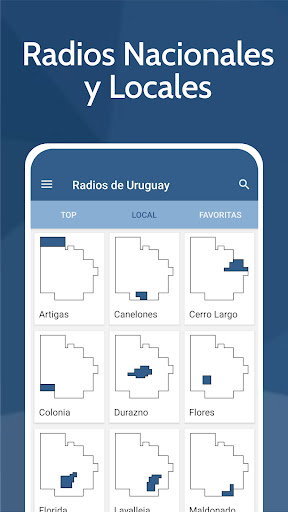 Android application Radios de Uruguay FM AM Online screenshort
