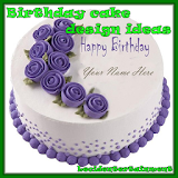 Birthday cake design ideas icon