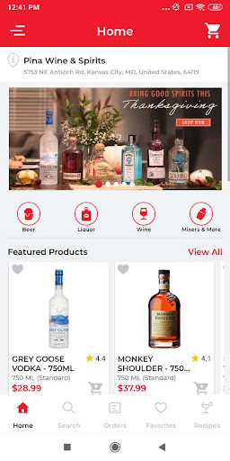 Android application Liquor Plus Inc screenshort