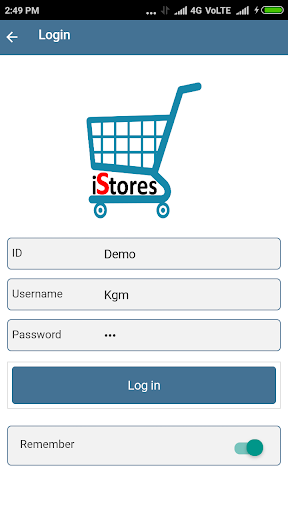 iStoresERP Screen 2
