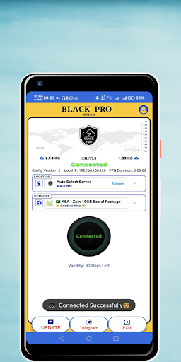 Android application BLACK PRO screenshort