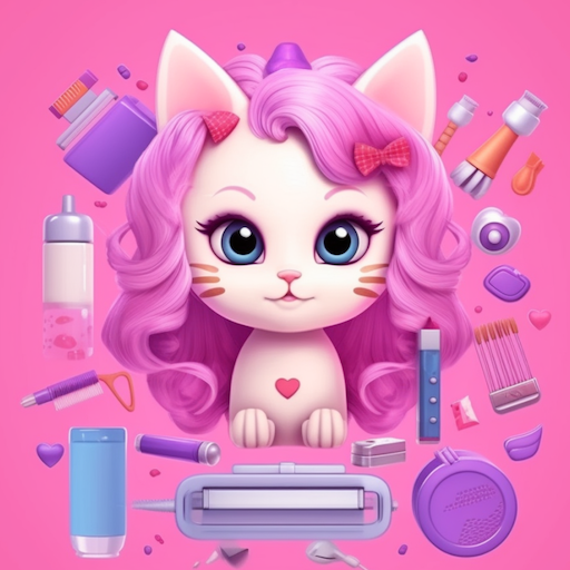 Idle Cat Makeover: Hair Salon logo