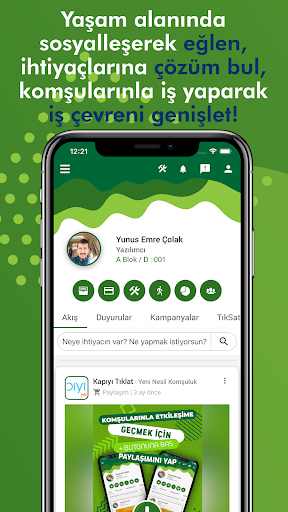 Android application Kapıyı Tıklat: Ketboğa Yönetim screenshort