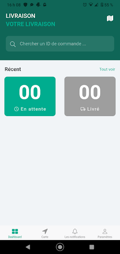 Android application Votre livraison screenshort