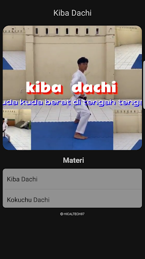 Belajar Karate Screen 2