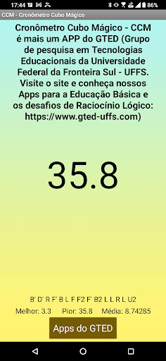 Cronômetro Cubo Mágico - CCM