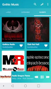 Gothic music online radios