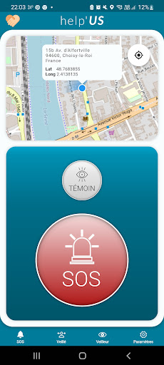 Android application helpus screenshort