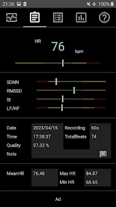 Heart Rate Monitor - HRV & RSP