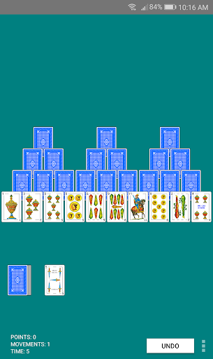 Spanish Tri Peaks Solitaire Screen 2