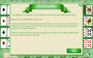 Aces + Spaces, card solitaire - Screenshot 3