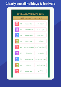 Urdu Calendar 2023 Islamic - Apps on Google Play