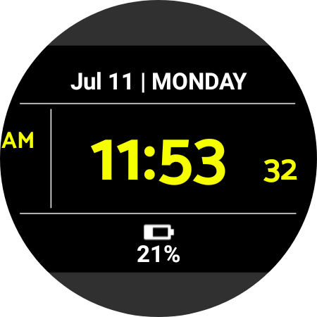 Freedom Watchface Screen 3