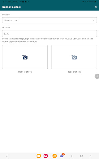 Screenshot of NB|AZ Mobile Banking