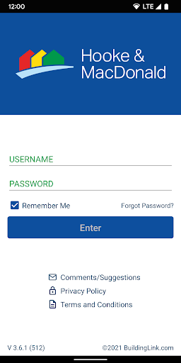 Android application Hooke & MacDonald Resident App screenshort