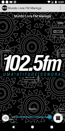 Android application Mundo Livre FM Maringá screenshort