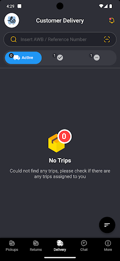 Hala Delivery Driver Screen 2