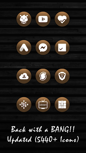 Big Bang Brown Icons