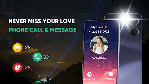 Flash alert: Call & Message Screen 2