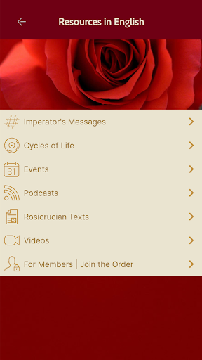 Android application AMORC Resources screenshort
