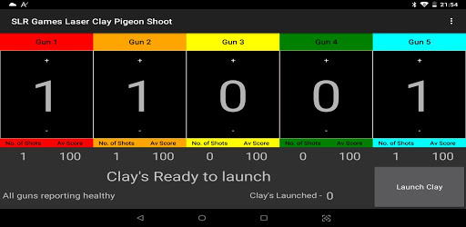 Android application SLR Games clay shooting game screenshort
