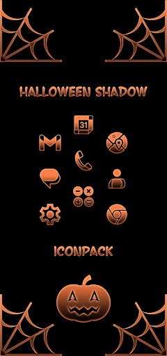Screenshot of Halloween Shadow Icon Pack