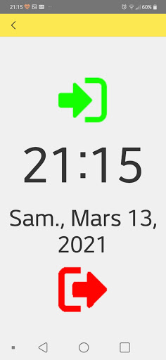 Android application 1/4 Contremaître screenshort